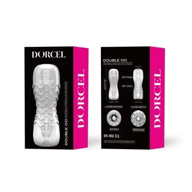 Мастурбатор Dorcel Double OO, двосторонній, два рельєфи