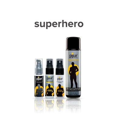 Пролонгуючий спрей pjur Superhero Spray 20 мл, всмоктується в шкіру, натуральні компоненти