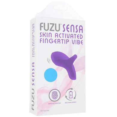 Вібратор на палець FUZU Sensa Skin Activated Fingertip Vibe &ndash; Pastel Blue, сенсорне керування, 8 режимів
