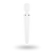 Вибромассажер Satisfyer Wand-er Woman (White/Chrome), водонепроницаемый, мощный, размер XXL