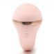 Вакуумний вібратор Kistoy Tina Mini Light Pink, вагінально-кліторальний