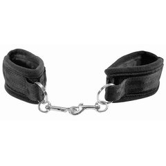 Наручники Sex and Mischief - Beginners Handcuffs Black тканинні