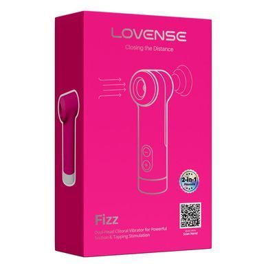 Кліторальний смарт-стимулятор 2-в-1 Lovense Fizz із ефектом всмоктування та теппінгом