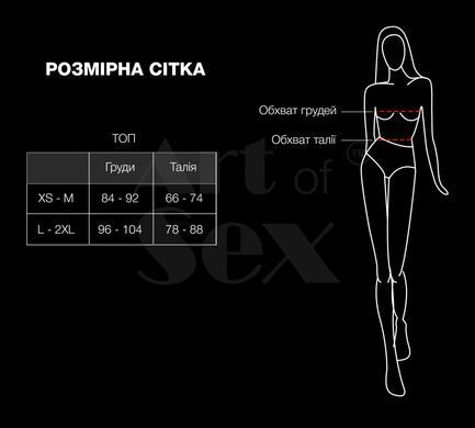 Лакований вініловий ліф з шипами Art of Sex - Mistress, червоний, розмір L