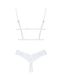 Эротический комплект Obsessive Heavenlly 2-pcs cupless set M/L, открытая грудь, с доступом