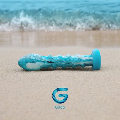 Стеклянный дилдо Gildo - Ocean Wave Glass Dildo