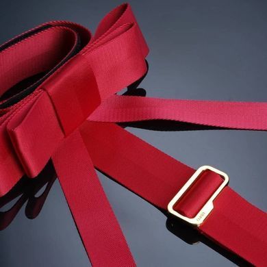 Система фіксації на ліжко UPKO Bowknot Bed Restraint Straps із бантиками, червона