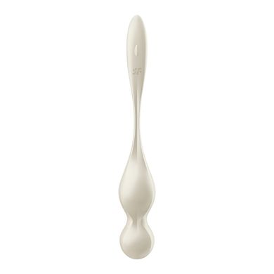 Вагинальные смарт-шарики с вибрацией Satisfyer Love Birds 1 Connect App White, 78 г