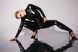 Комбінезон Noir Handmade F319 Caged wetlook catsuit with zippers and ring - M