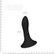 Дилдо з присоскою Adrien Lastic Hitsens 5 Black, відмінно для страпона, діаметр 2,4 см, довжина 13 см