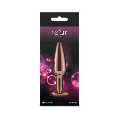 Анальна пробка NS Novelties Rear Assets - Tapered - Medium - Rose Gold - Pink