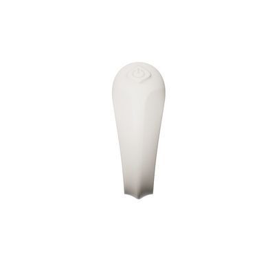 Ерекційне смарт-віброкільце Zalo Apis Ivory White, до 4 годин роботи, зарядний кейс
