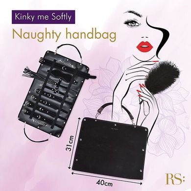 Подарочный набор для BDSM RIANNE S - Kinky Me Softly Black: 8 предметов для удовольствия, черный