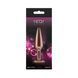 Анальна пробка NS Novelties Rear Assets - Tapered - Medium - Rose Gold - Pink