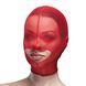 Маска сетка с открытым ртом Feral Feelings - Hood Mask Red