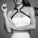 Портупея з екошкіри Bijoux Indiscrets MAZE &mdash; Cross Chest Harness Black
