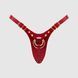 Трусики для страпона Strap-On-Me Leatherette Harness Fabulous - One Size - Red Glossy
