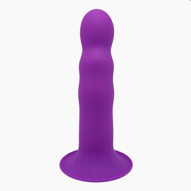Дилдо с присоской Adrien Lastic Hitsens 3 Purple, отлично для страпона, диам. 4,1см, длина 18,2см