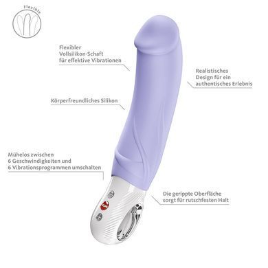 Вібратор для точки G Fun Factory BIG BOSS Purple, дуже потужний, 23,5 см