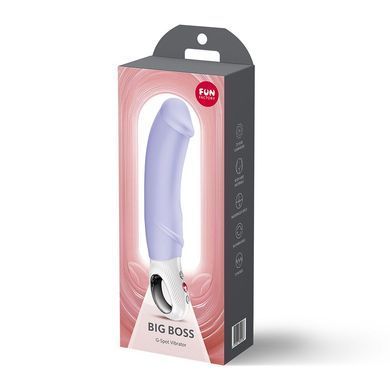 Вібратор для точки G Fun Factory BIG BOSS Purple, дуже потужний, 23,5 см