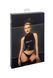 Топ Noir Handmade F324 Glam wetlook top with vinyl corset - S