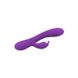 Вібратор-кролик Wooomy Gili-Gili Vibrator with Heat Purple, відросток з вушками, підігрів до 40 °С